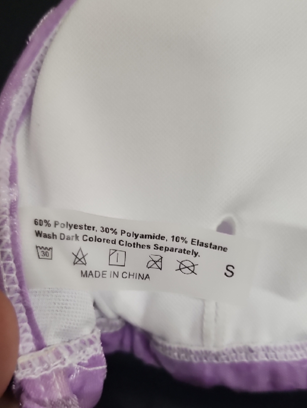 Lilac Animal-Print Triangle Bikini Set - Women's Swim - Picture 5 of 7